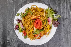 Chicken Chowmein (Nepalese Stir-fried Noodles)